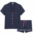 Fleece Plaid Frauen Pyjama-Sets